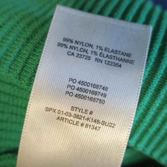 Babaton Aritzia Green Sculpt Ribbed Crop Sleeveless Tank Top Women's Medium - Picture 4 of 4